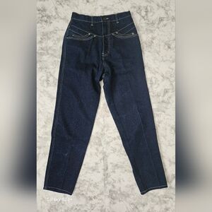 GITANO Vintage 80’s-90’s High-waist Dark wash Straight-leg Denim Jeans!
